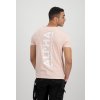 Alpha Industries BACKPRINT T pale peach tričko pánske
