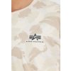 Alpha Industries BACKPRINT T sand camo tričko pánske e