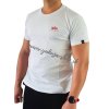 Alpha Industries BACKPRINT T tričko pánske white red e