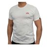Alpha Industries BACKPRINT T tričko pánske white red 2