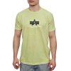 Alpha Industries Basic T RUBBER tričko pánske Arctic Lime 1