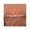 Alpha Industries Basic T RUBBER tričko pánske hazel brown c