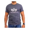 Alpha Industries Basic T Shirt Reflective Print tričko pánske greyblack reflective g