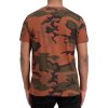 Alpha Industries Basic T Small logo Camo tričko pánske burned camo b