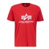 Alpha Industries Basic T-Shirt Speed Red White tričko pánske c