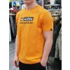 Alpha Industries BLOCK LOGO T tričko pánske alpha orange a