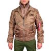 Alpha Industries CWU Jet Blast zimná bunda pánska taupe d