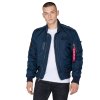 Alpha Industries Engine zimná bunda rep blue
