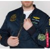 vyrp17 7467Alpha Industries MA 1 Pilot zimna bunda black rep blue ovd f