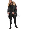 Alpha Industries N3B Airborne pánska zimná bunda black c