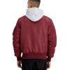 Alpha Industries zimná bunda MA 1 D Tec burgundy b