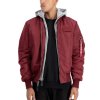 Alpha Industries zimná bunda MA 1 D Tec burgundy a