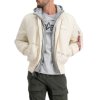 Alpha Industries zimná bunda MA 1 D Tec jet stream white