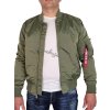 Alpha Industries MA 1 TT Jacket Sage Green bunda pánska 1