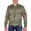 Alpha Industries MA 1 TT Jacket Sage Green bunda pánska 3