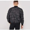 vyrp12 6429Alpha Industries MA 1 TT Patch II black camo bunda prechodna a