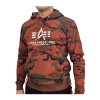Alpha Industries Basic Hoody Camo pánska mikina Burned Camo 2
