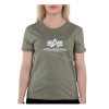 Alpha Industries New Basic T Wmn Olive dámske tričko c