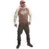 Yakuza mikina pánska s kapucňou BEFORE RAGLAN TWO FACE HOB 21009 otter B