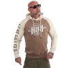 Yakuza mikina pánska s kapucňou BEFORE RAGLAN TWO FACE HOB 21009 otter