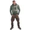Yakuza mikina pánska s kapucňou SKULL VIEW HOB 21005 cilantro C