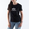 Alpha Industries New Basic T Wmn Foil Print Black Metal dámske tričko