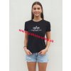 Alpha Industries New Basic T Wmn Alpha Industries New Basic T Wmn Foil Print Black Metal dámske tričko a