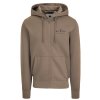 Pitbull West Coast pánska mikina na zips s kapucňou Sampson brown (Farba hnedá, piesková, Veľkosť pánska 3XL)