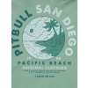 Pitbull West Coast pánska mikina na zips s kapucňou Planet Surf mint (Farba zelená, Veľkosť pánska XXL)