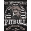 Pitbull West Coast pánska mikina na zips s kapucňou Troublemaker black (Farba čierna, Veľkosť pánska 3XL)