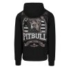 Pitbull West Coast pánska mikina na zips s kapucňou Troublemaker black (Farba čierna, Veľkosť pánska 3XL)
