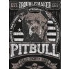 Pitbull West Coast mikina s kapucňou TROUBLEMAKER black (Farba čierna, Veľkosť pánska 3XL)