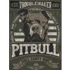 Pitbull West Coast mikina s kapucňou TROUBLEMAKER green (Farba zelená, Veľkosť pánska 3XL)