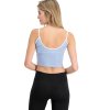 Alpha Industries Basíc ML Cropped Tank Top dámske tielko light blue a