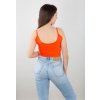 Alpha Industries CROP TOP Wmn atomic red dámske tielko a