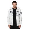 Pitbull West Coast mikina na zips s kapucňou NORTON off white (Farba béžová, Veľkosť pánska XXL)