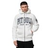 Pitbull West Coast mikina na zips s kapucňou NORTON off white (Farba béžová, Veľkosť pánska XXL)