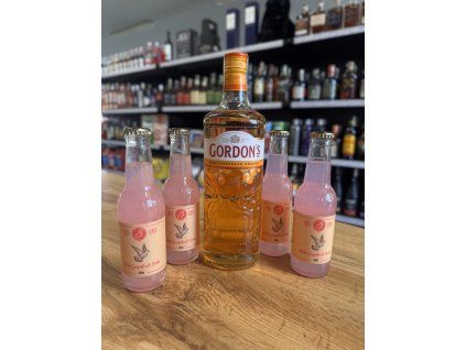 Gordon's orange gin & Three Cent pink grapefruit