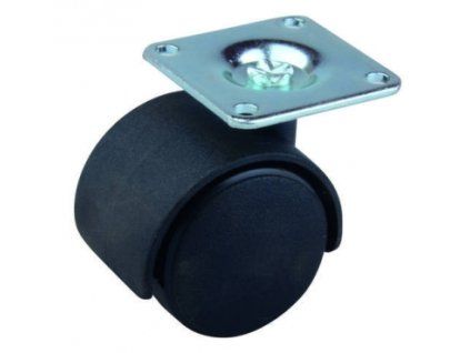 Kolečko průměr 40mm černé s plotničkou 36141