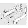 BL Sada Tandembox Antaro C+reling délka 500mm, 30 kg šedá