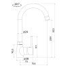 Dřez Linea 600 + Baterie POLO - 30 Granblack