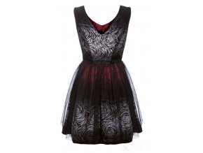 Dívčí společenské šaty s černou tylovou sukní