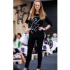 Černá halenka s kresbou A548