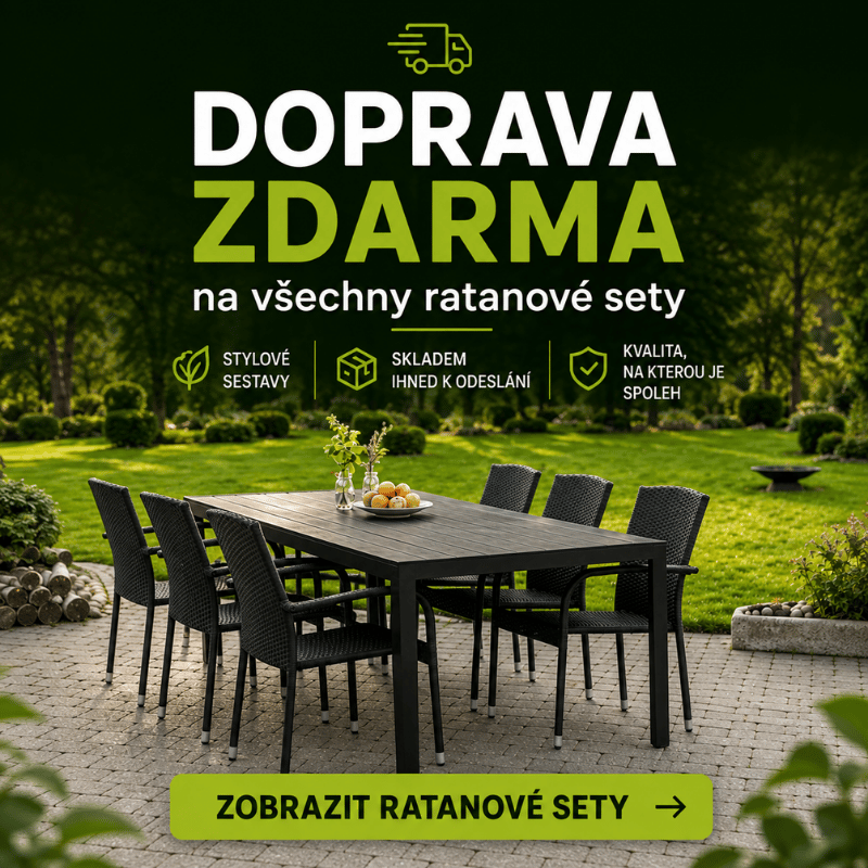 Doprava zdarma na ratanové sety - mobil