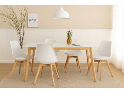 200520 Jídelní stůl SCANDINAVIA natur 150 (2)