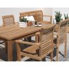 Zahradní teakový set 1+4 pro 4 osoby Garden III (4)