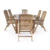 Zahradní nábytek America teak set 1+6 (3)