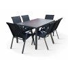 Zahradní jídelní set Viking L + 6x kovová židle Ramada