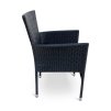 Zahradní křeslo BALI černé (1)