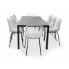 Moderní zahradní set Viking XL + 8x židle GABY šedá (3)